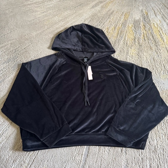 Victoria Secret On Point Velour tracksuit matching set jacket joggers XXL new - Picture 2 of 11